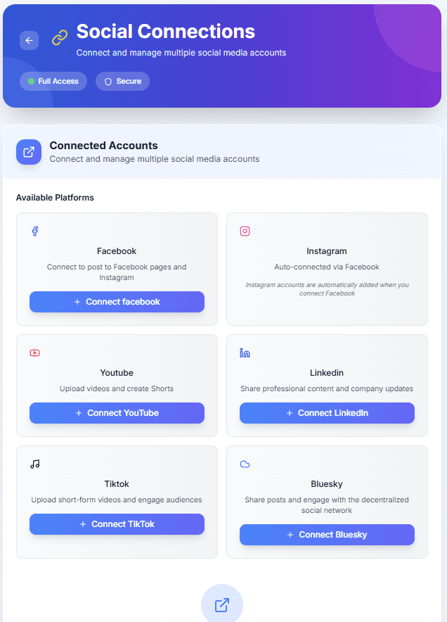 Multi-Platform Dashboard