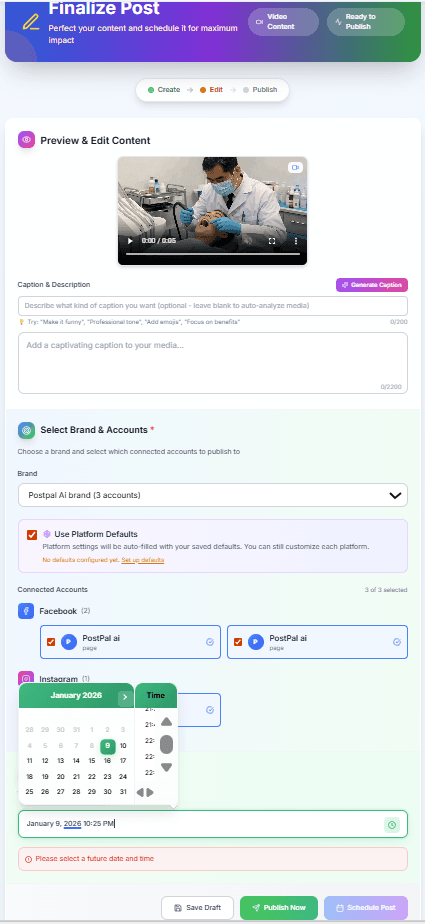Scheduling Interface